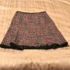Cynthia Steffe Olive Tweed Skirt Size 4